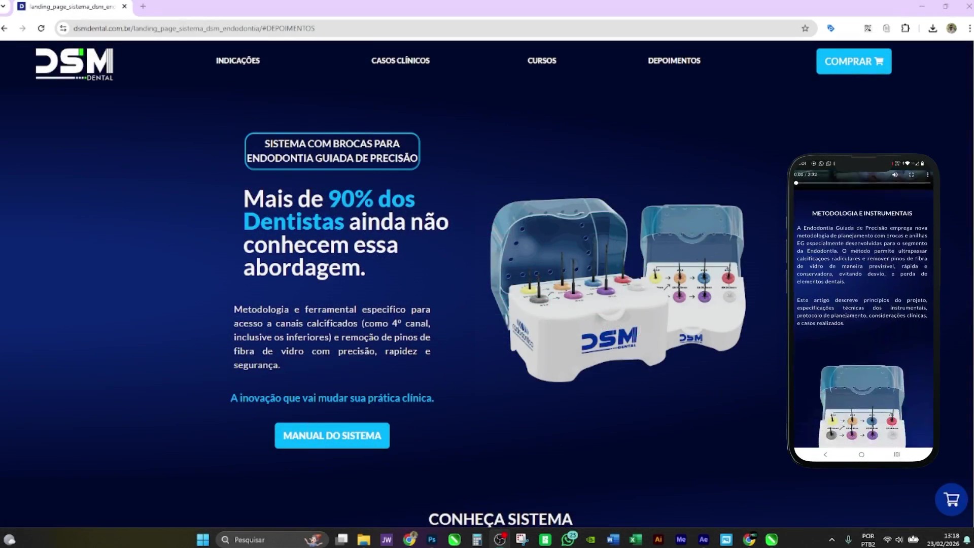 DSM Landing Page